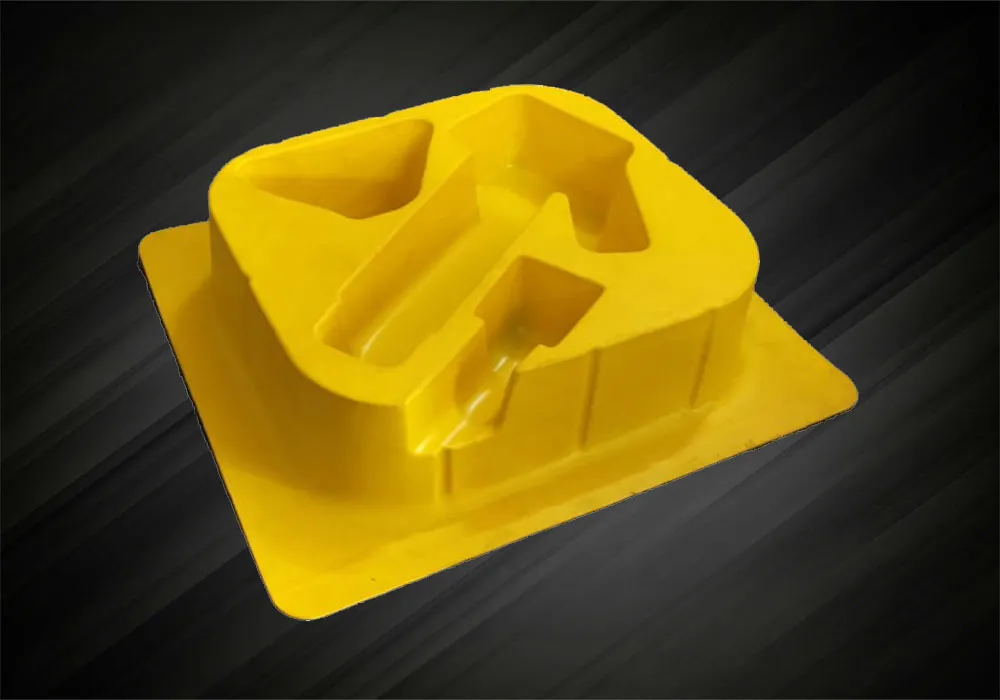 Bath fitting packaging tray